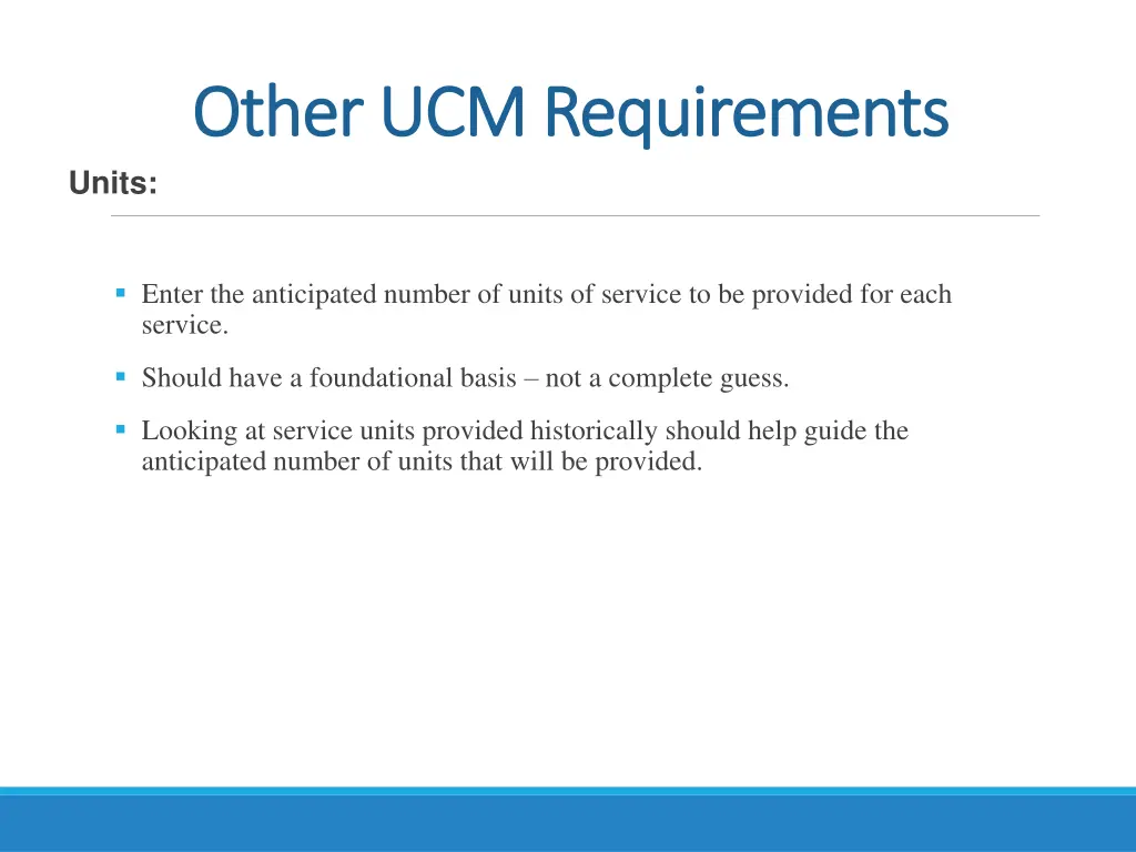 other ucm requirements other ucm requirements 1