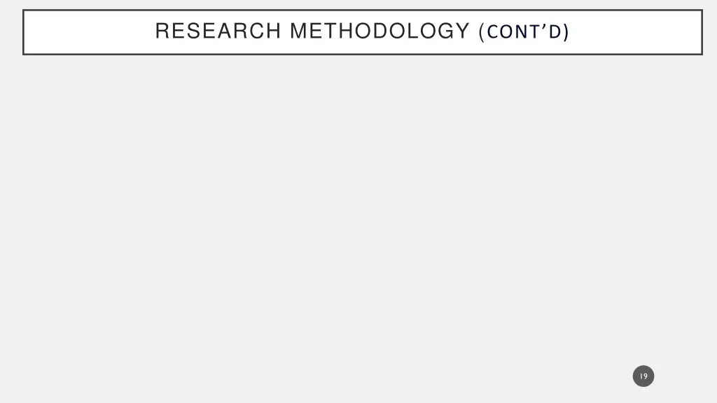 research methodology cont d 1