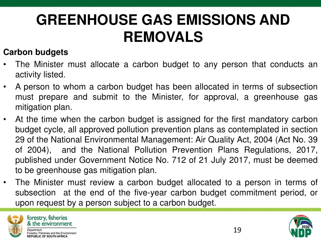 greenhouse gas emissions and removals carbon
