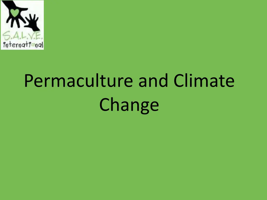 permaculture and climate change