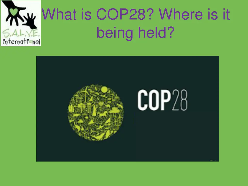 what is cop28 where is it being held