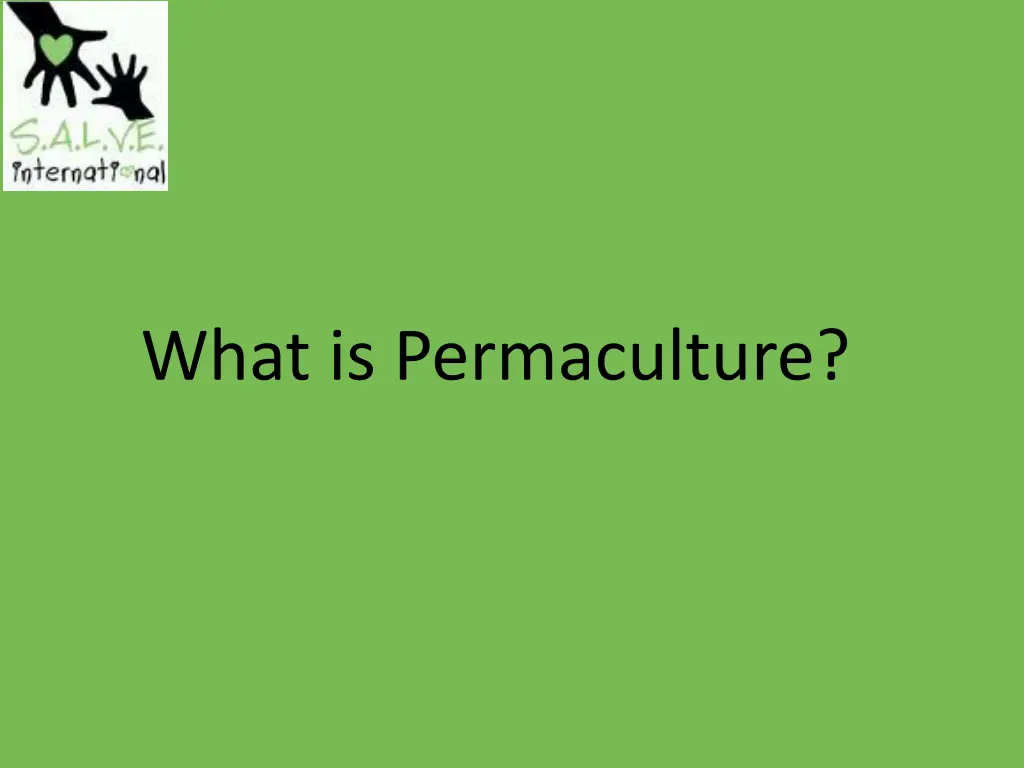 what is permaculture