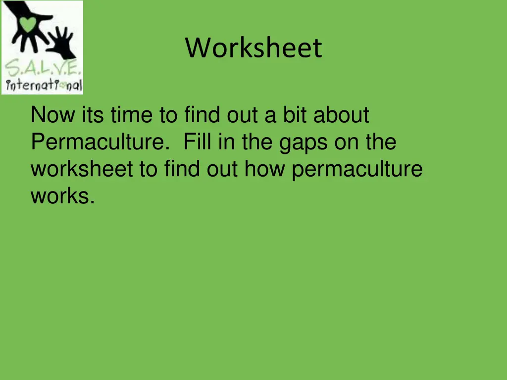 worksheet