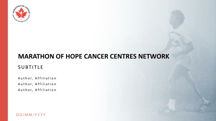 marathon of hope cancer centres network