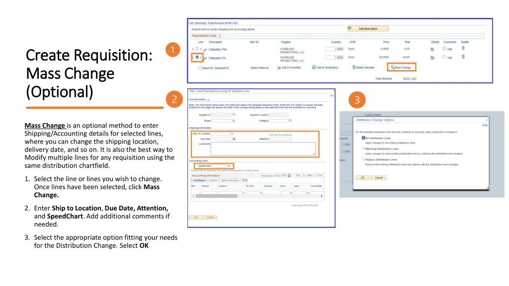 create requisition create requisition mass change