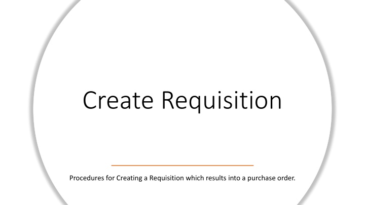 create requisition