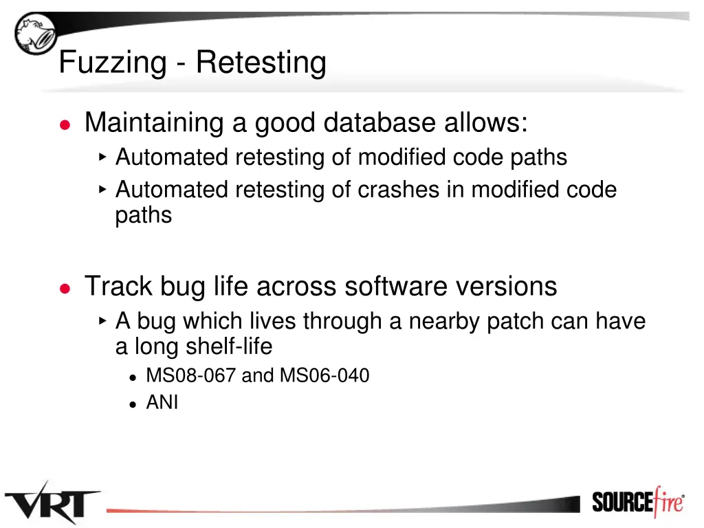 fuzzing retesting