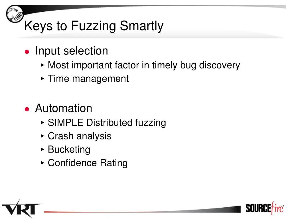 keys to fuzzing smartly