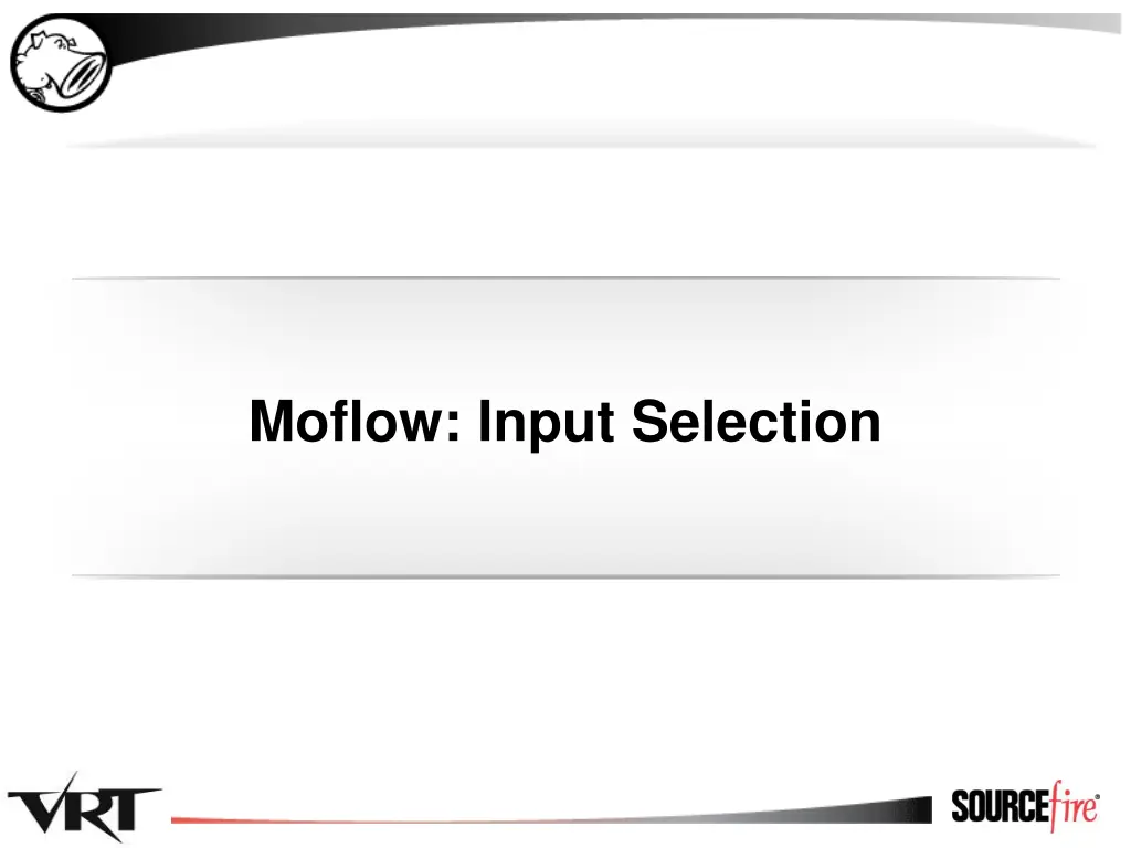 moflow input selection