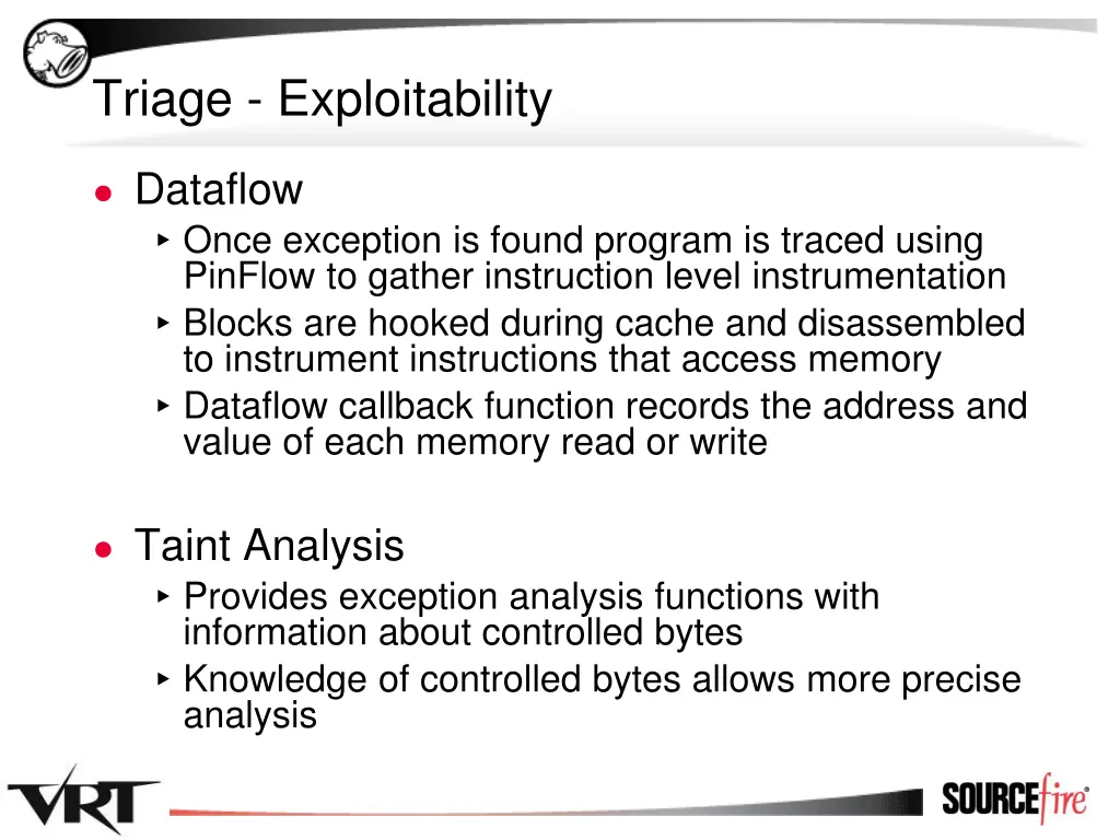 triage exploitability 1