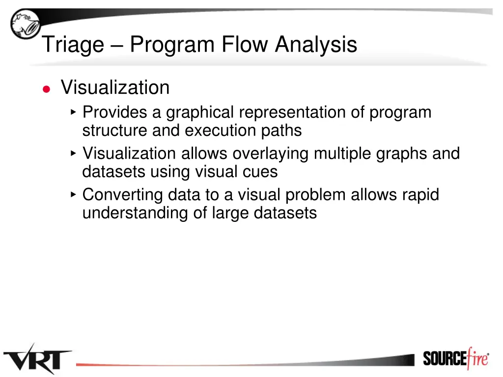 triage program flow analysis 2