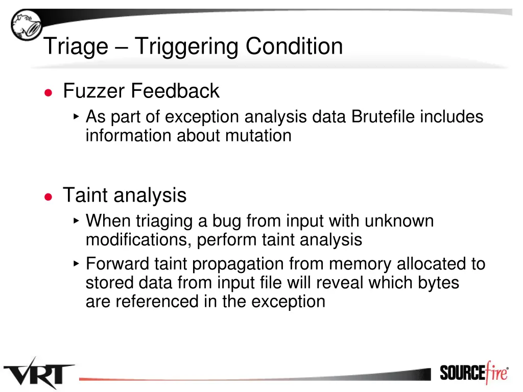 triage triggering condition