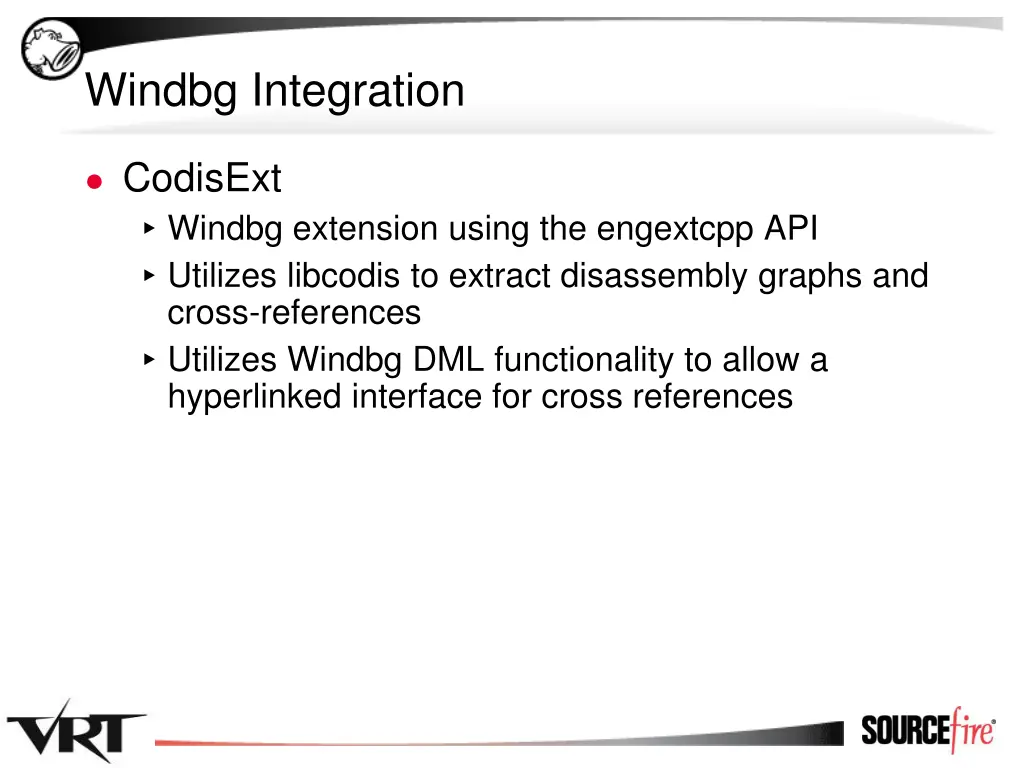 windbg integration