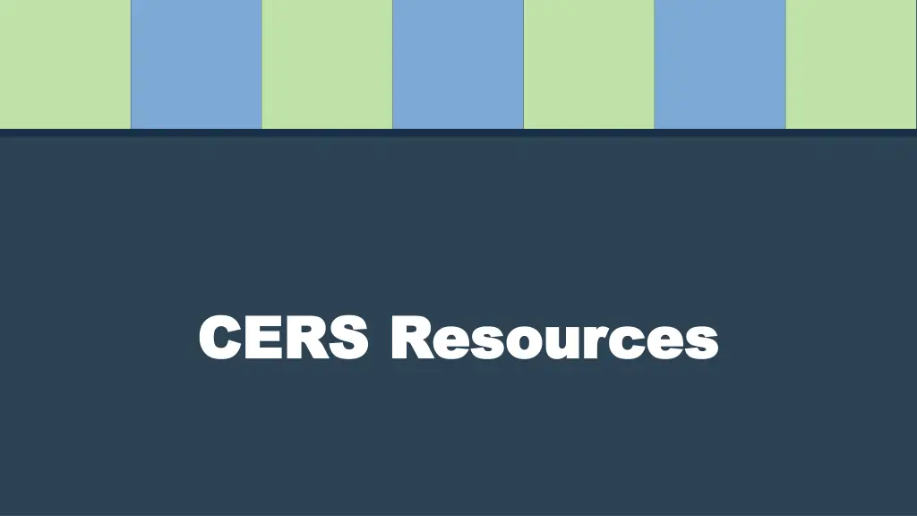 cers resources cers resources