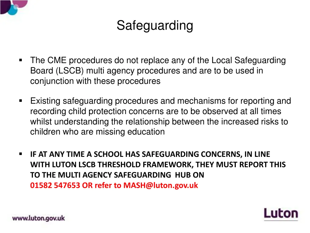 safeguarding