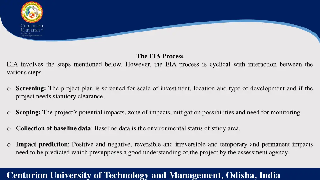 the eia process