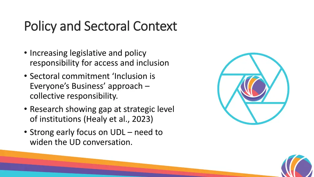 policy and sectoral context policy and sectoral