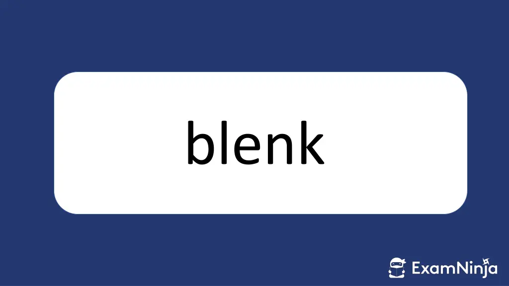 blenk