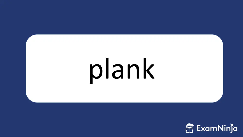 plank