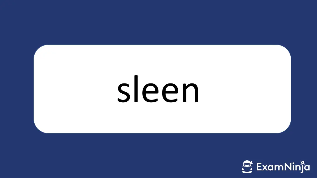 sleen