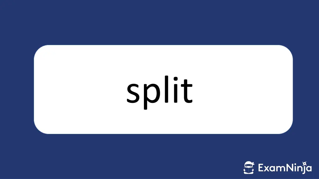 split