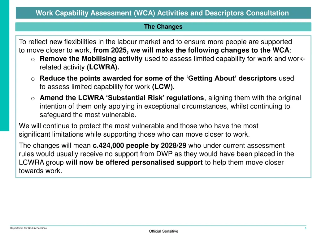 work capability assessment wca activities 3