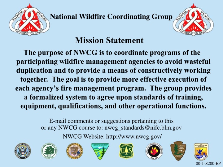 national wildfire coordinating group