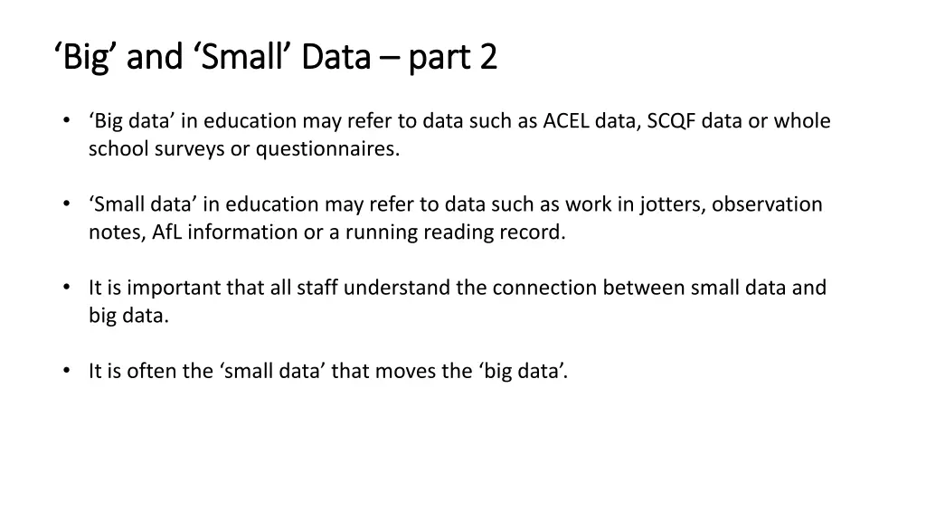 big and small data big and small data part 2