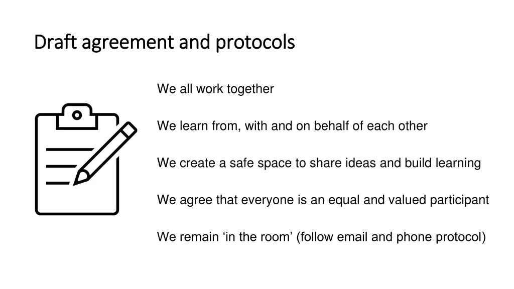 draft agreement and protocols draft agreement