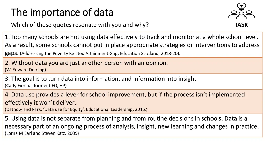 the importance of data the importance of data