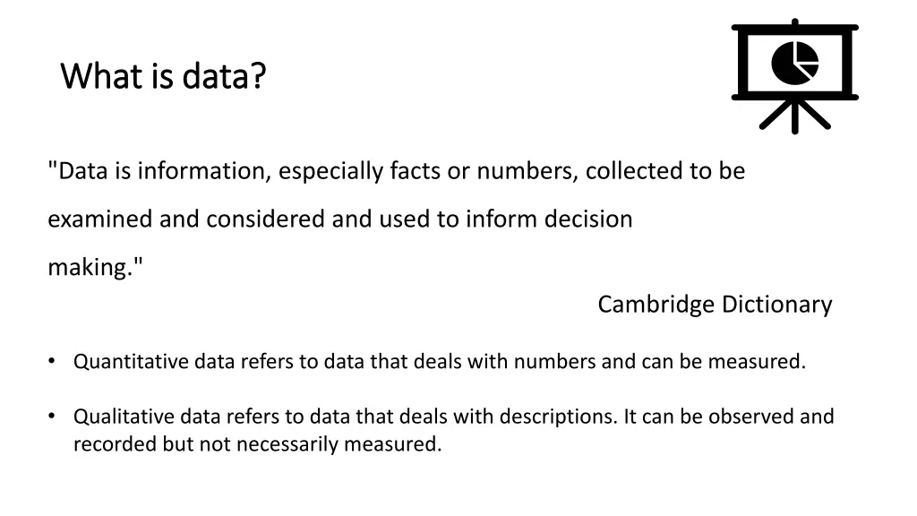 what is data what is data