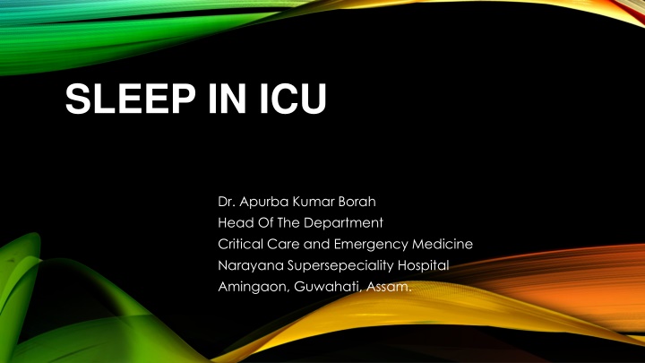 sleep in icu