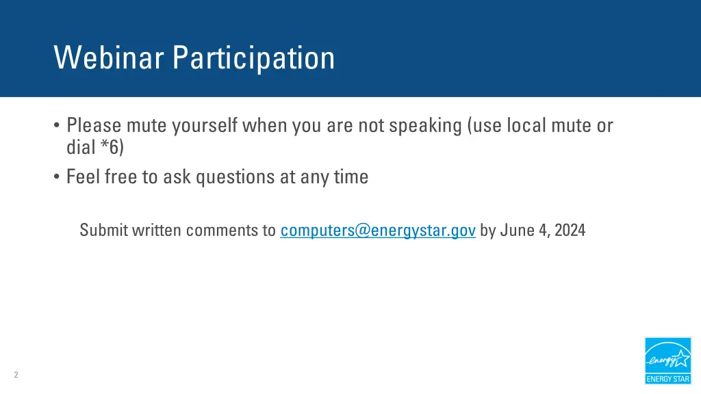 webinar participation