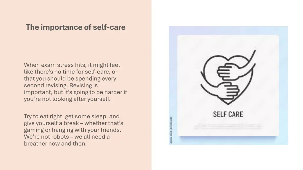 the importance of self care