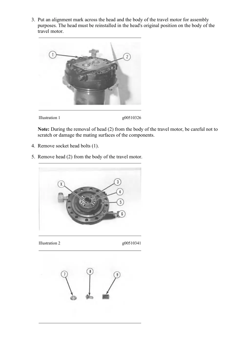 supplementary service information disassembly 1