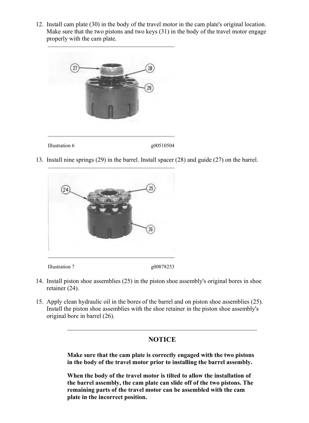 supplementary service information disassembly 11