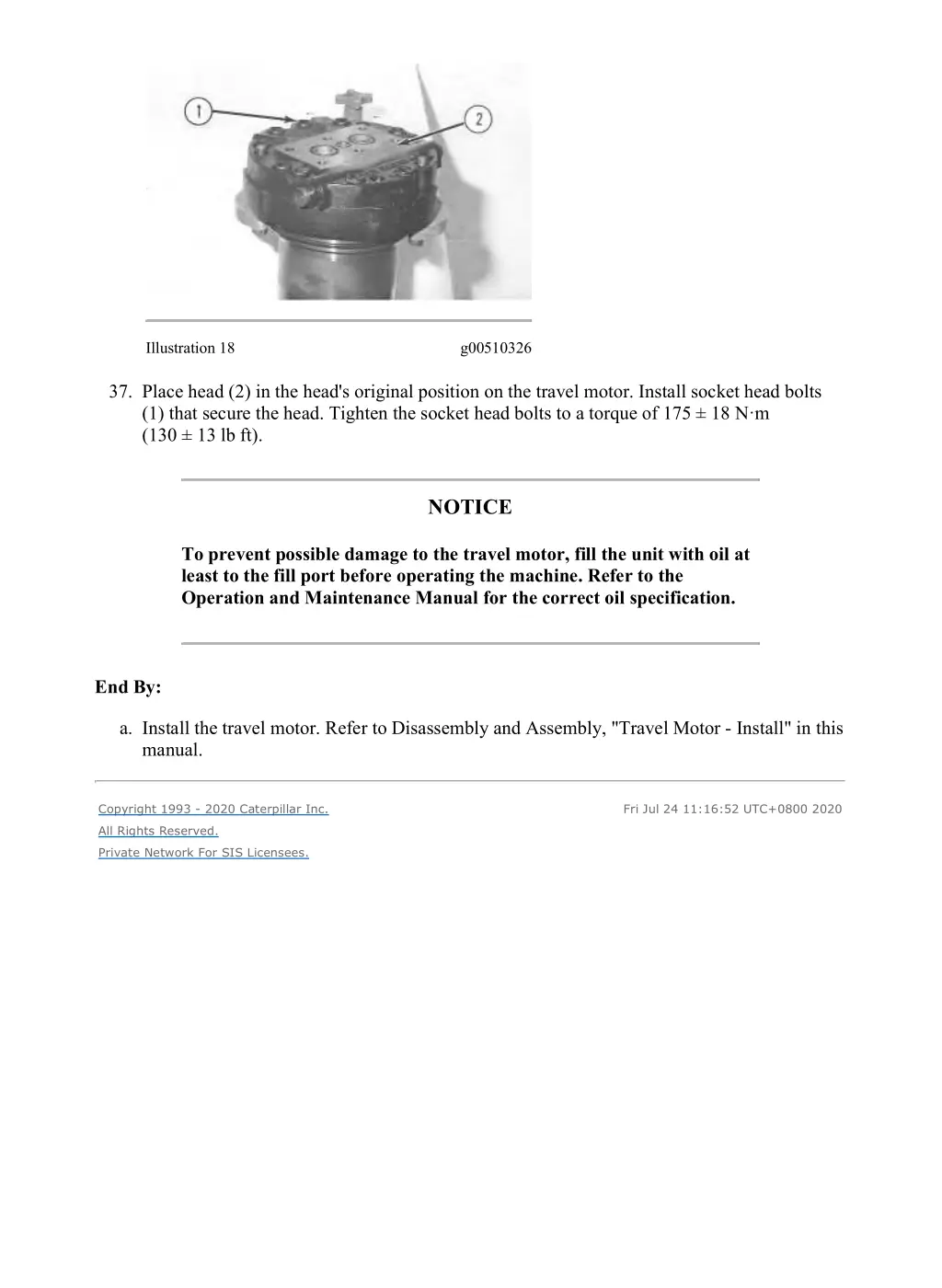 supplementary service information disassembly 17