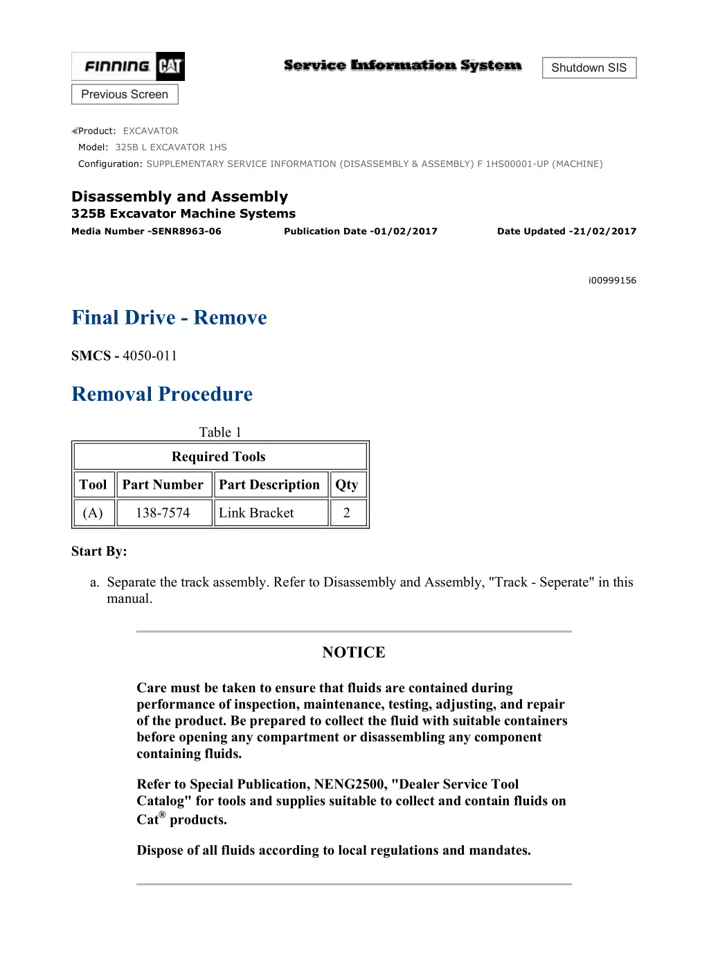 supplementary service information disassembly 21