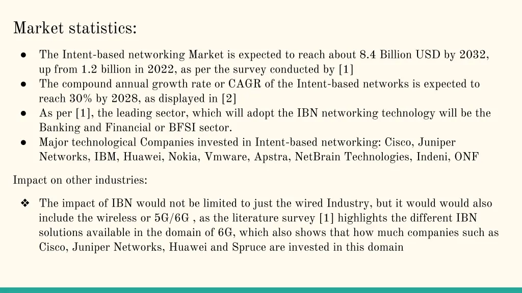 market statistics