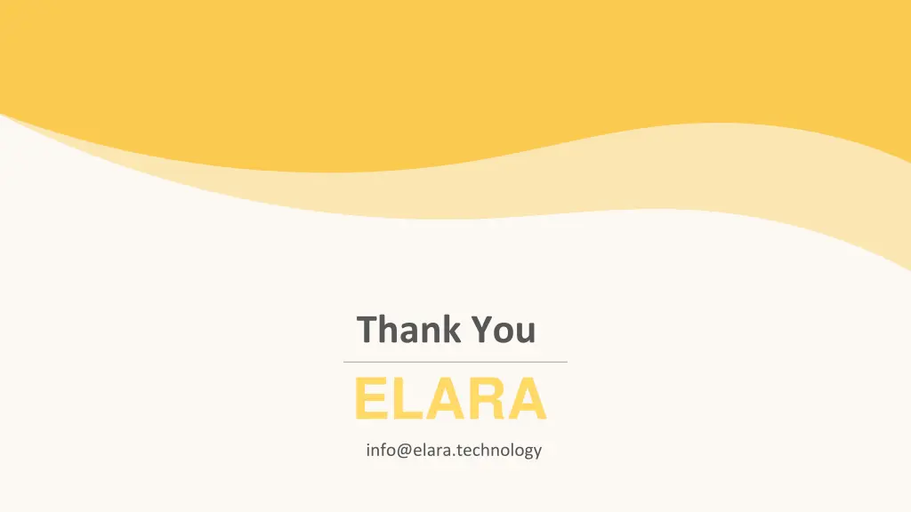 thank you elara