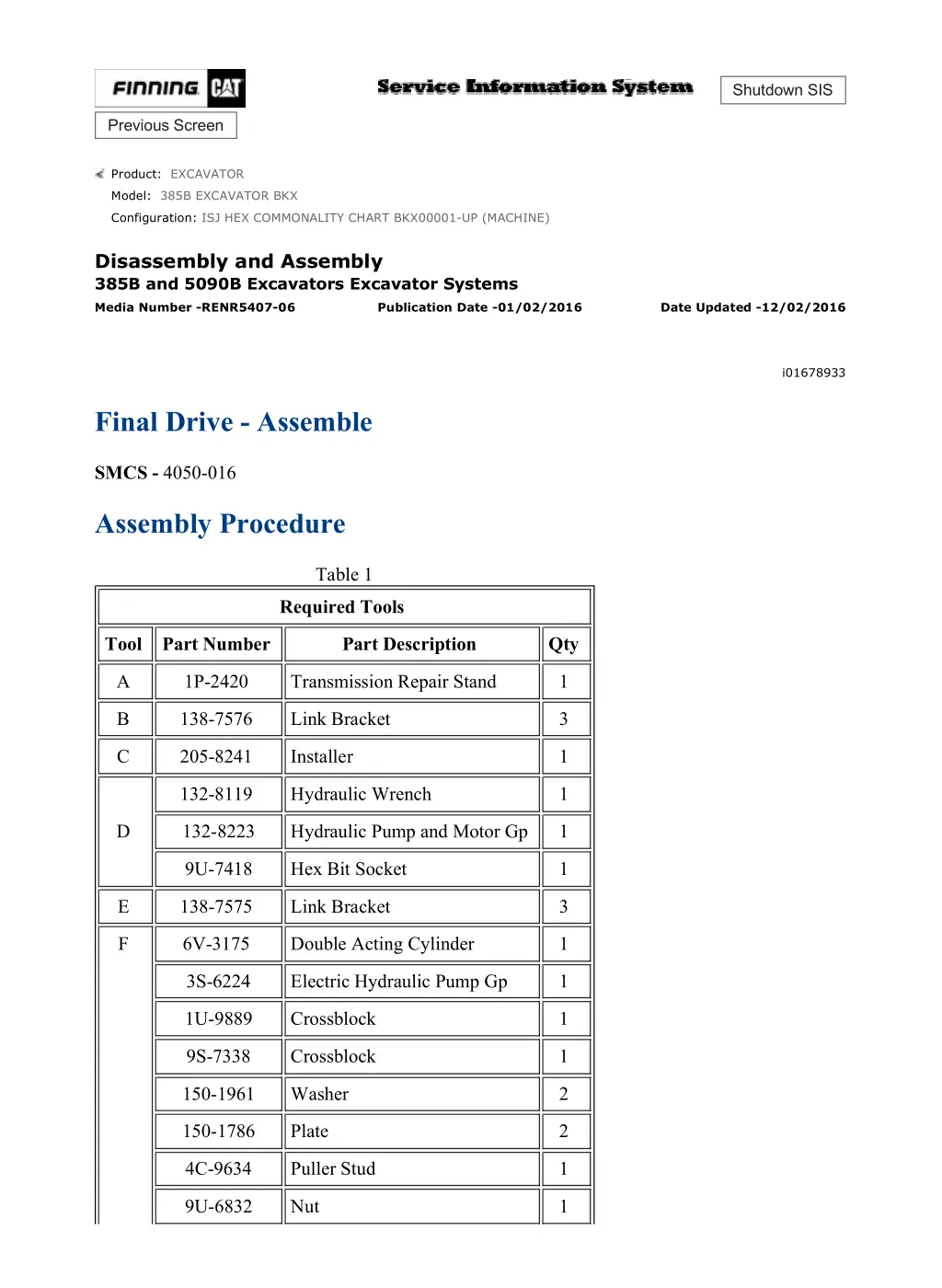 isj hex commonality chart bkx00001 up machine 11