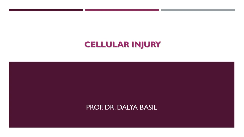 cellular injury