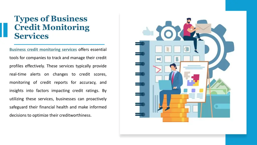 types of business credit monitoring services