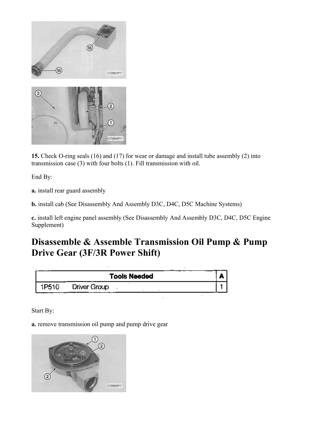 d5c d5c lgp xl series iii tractors power shift 13