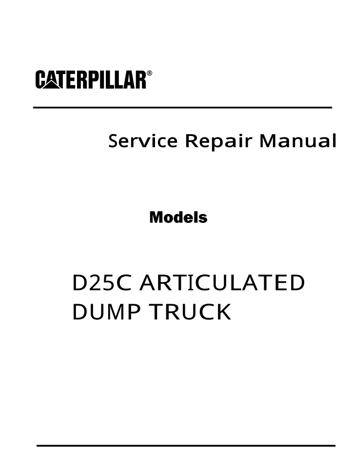 service repair manual