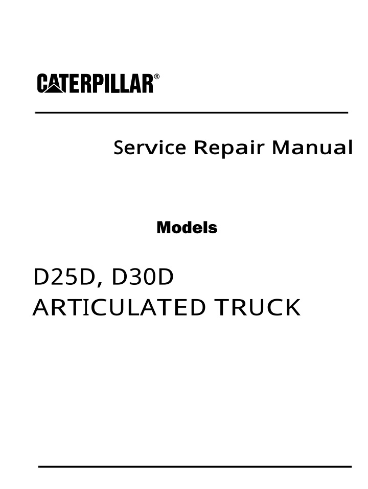 service repair manual