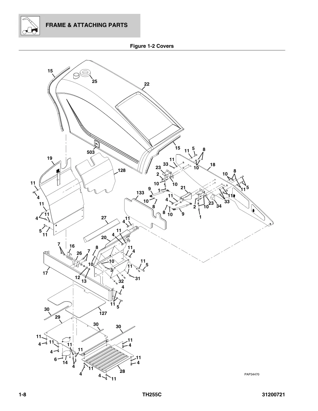 frame attaching parts 6