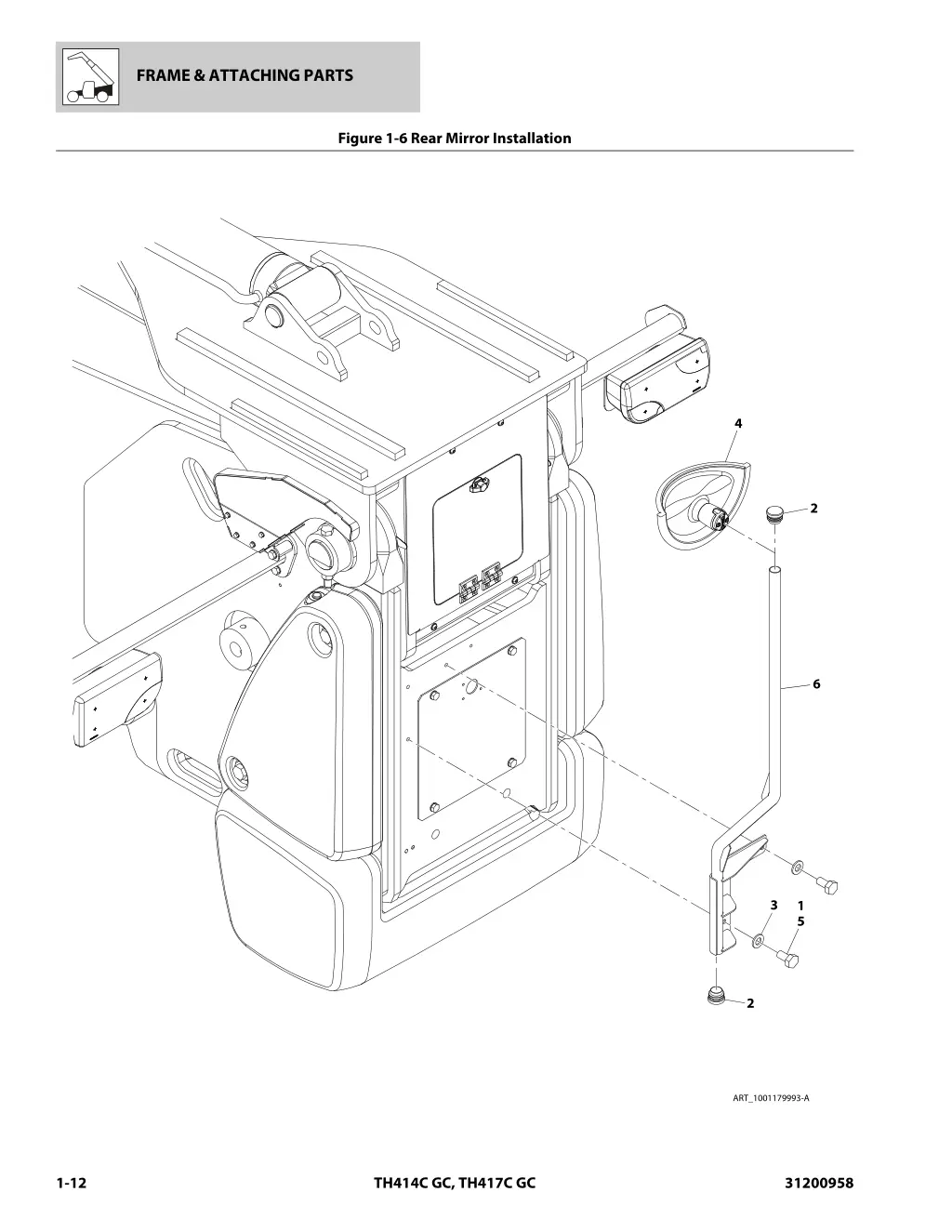 frame attaching parts 6