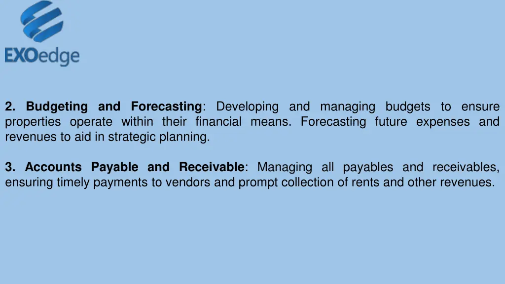 2 budgeting and forecasting developing