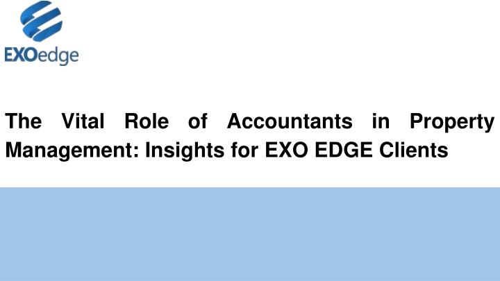 the management insights for exo edge clients